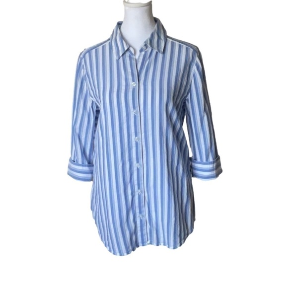 Chico’s Button Front Blouse - Picture 1 of 14